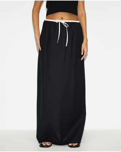 Dazie - Lido Contrast Midi Skirt