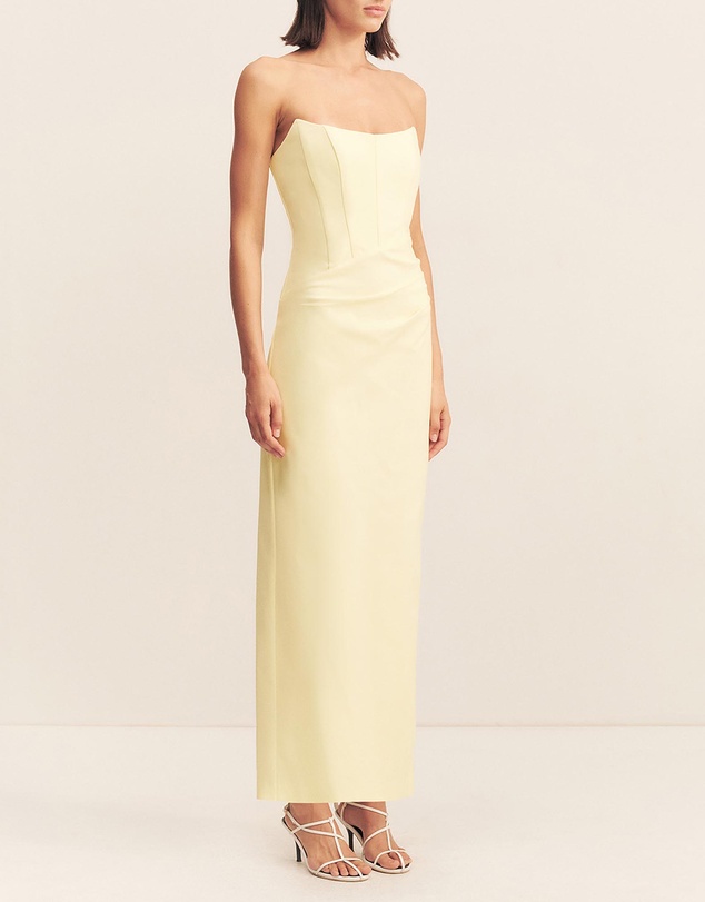 Shona Joy - Lani Strapless Corset Maxi Dress