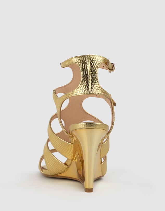 Edward Meller - SHERA90 Gladiator Sandal on Wedge
