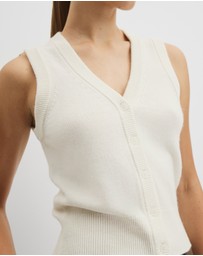 Country Road - Cotton Cash Knit Vest