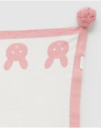 Purebaby - Border Pom Pom Blanket-Babies