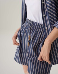 IDA+S - Anya Cotton High Waisted Shorts