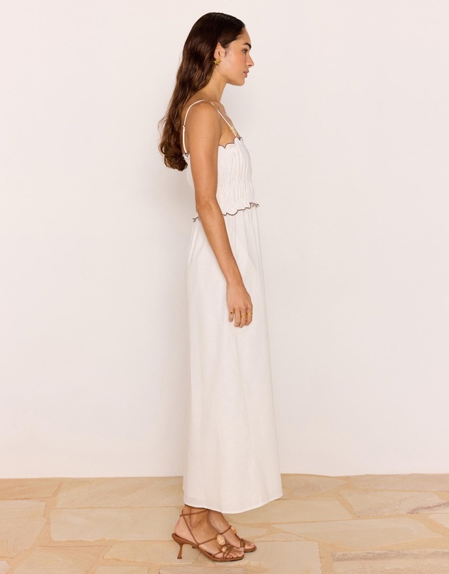 MINKPINK - Laurel Scallop Edge Midi Dress