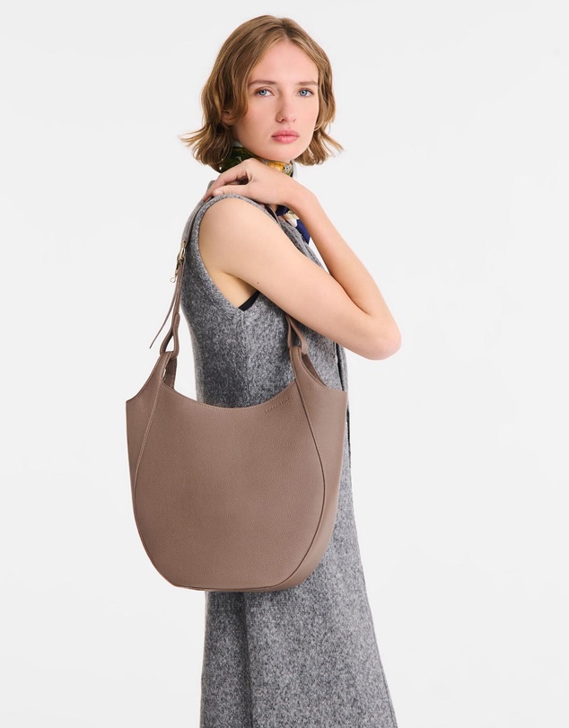 Longchamp - Le Foulonné Leather Hobo Bag