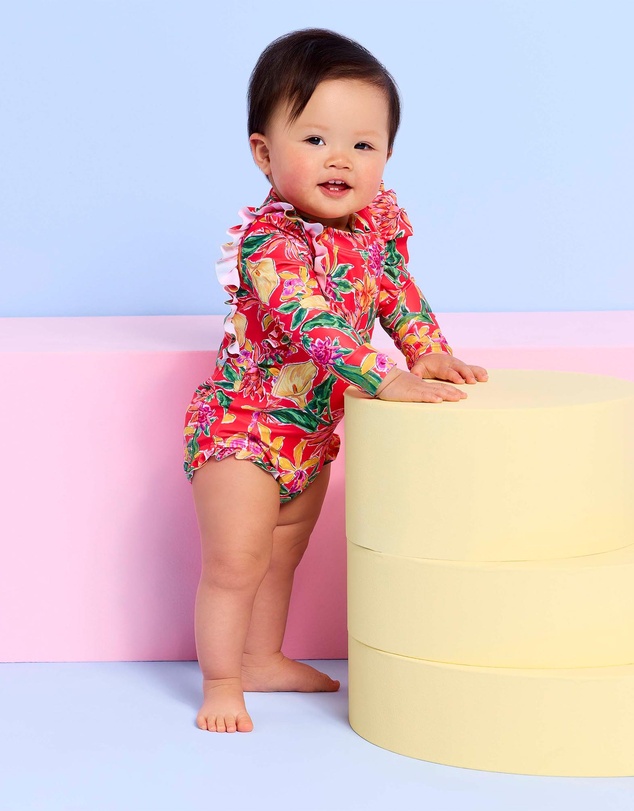 Seafolly - Hot House Melon Sunsuit - Babies
