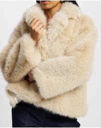 Honey and Beau - Gracia Faux Fur Jacket