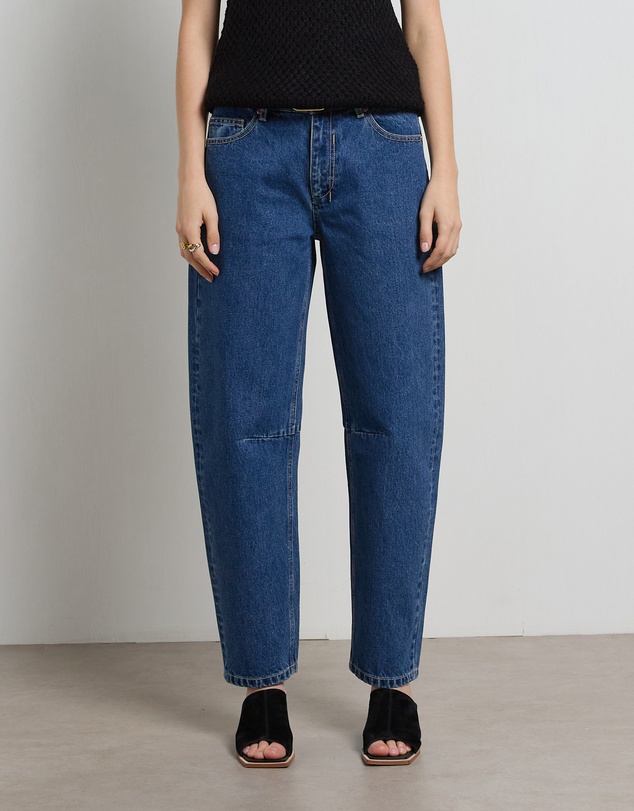 DRICOPER DENIM - Chloe Mid Rise Barrel Jeans