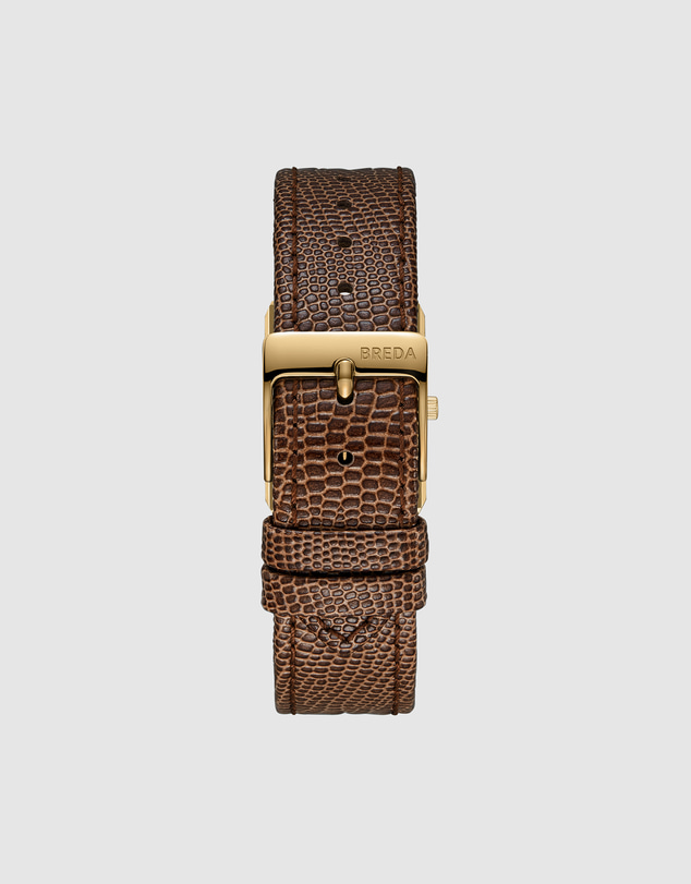 Breda - Virgil 1765c Leather Band Watch, 20MM