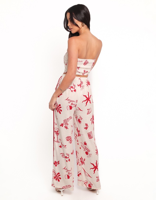Petal & Pup - Malta Pant - Red