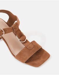 Wittner - Posy Suede Leather Slim Block Heels