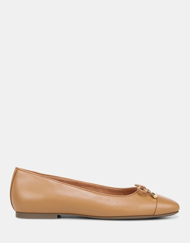 Vionic - Klara Ballet Flat - Camel Leather