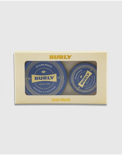 BURLY - DUO Pack - Styling Paste - Firm Hold - Matte Finish - Australian Made