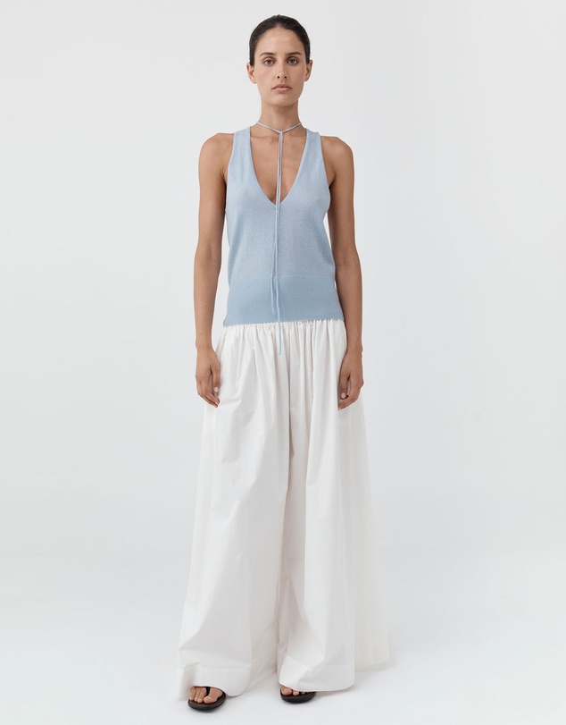 St. Agni - Cotton Hybrid Wide Leg Pants