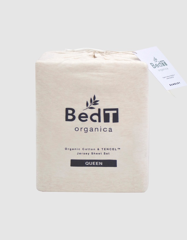 Bambury - BedT Organica Jersey Knit Sheet Set Split King