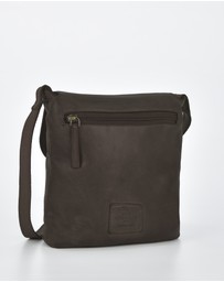 Cobb & Co - Burton Washed Leather Crossbody