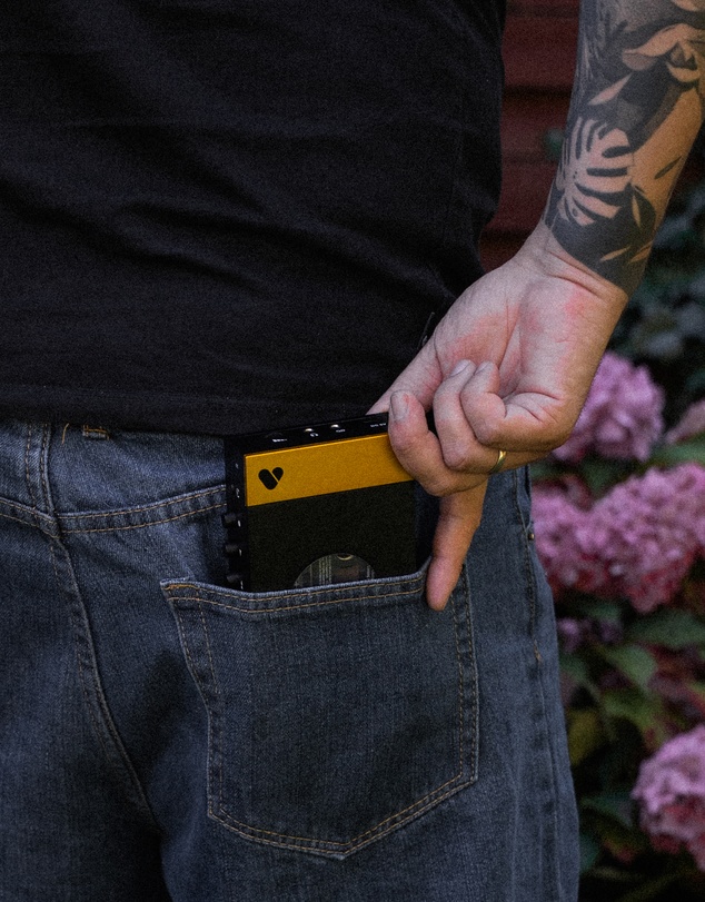 We Are Rewind - We Are Rewind Portable Cassette Player & Recorder - Amy, Black & Yellow