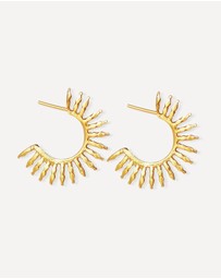 Ottoman Hands - Aylin Gold Hoop Earrings