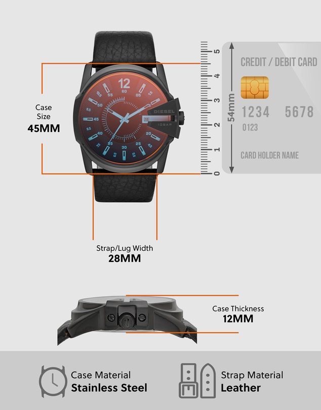 Diesel - Diesel Master Chief Black Watch DZ1657