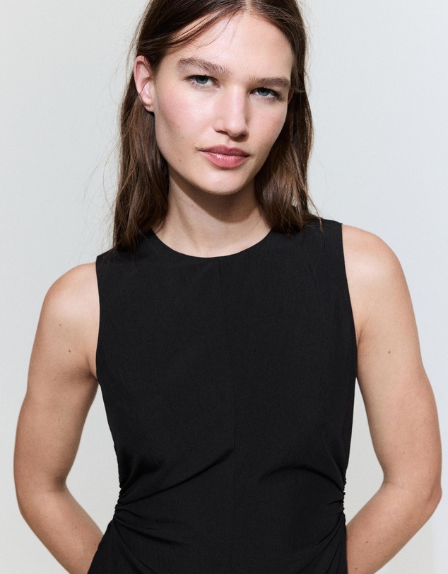 M.N.G - Cut-Out Dress with Bows