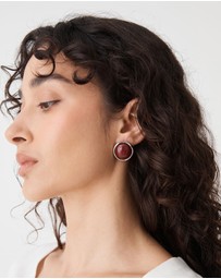 Forcast - Halo Oval Studs
