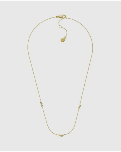 Fossil - Ellis Toi Et Moi Gold-Tone Necklace