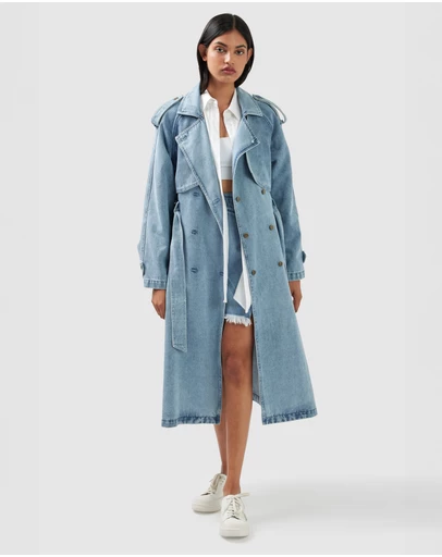 Belle & Bloom - Wild Skies Denim Trench