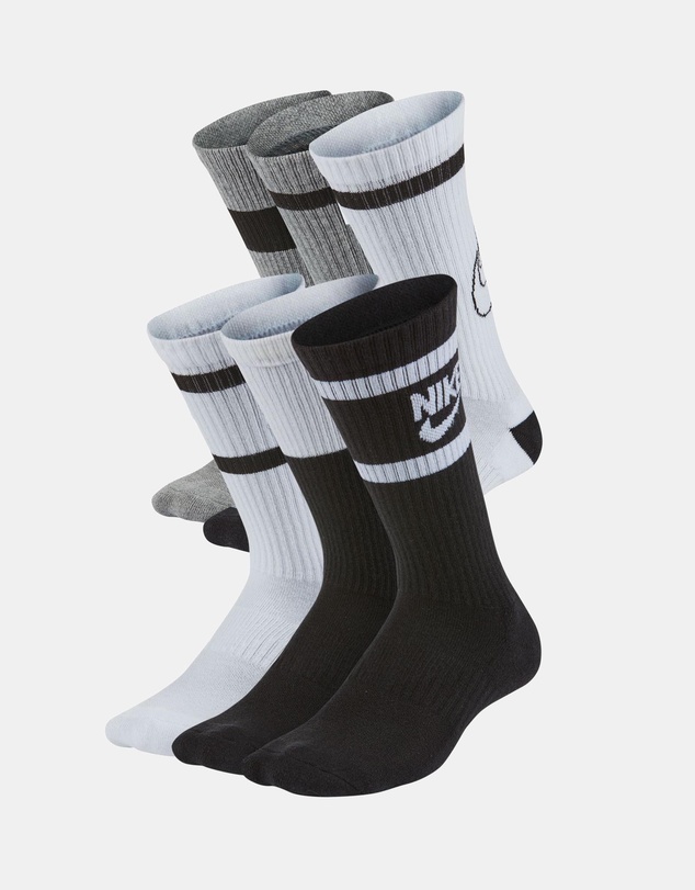 Nike - 6-Pack Cushioned Crew Socks - Teens
