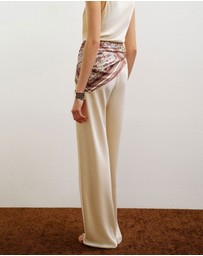 Reformation - Gale Satin Mid Rise Bias Pants