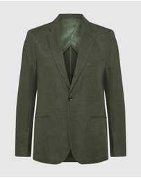 Oxford - 3 Button Linen Milton Blazer