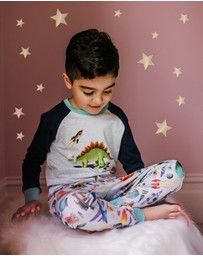 Fleur Harris - 'Outer Space' Nightfall Sleep Set in Grey Marle