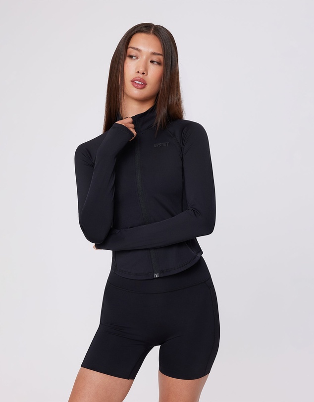 Upstate - Contour+ Zip Through - Black