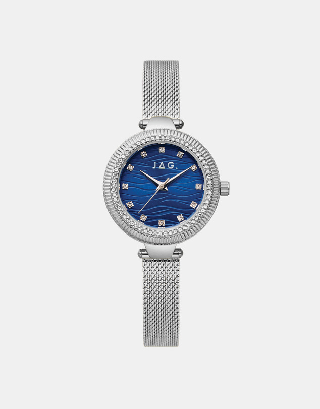 Jag - Maddy Womens Blue Dial 31mm Silver Watch