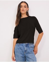 Calli - Hailey Soft Knit Tee