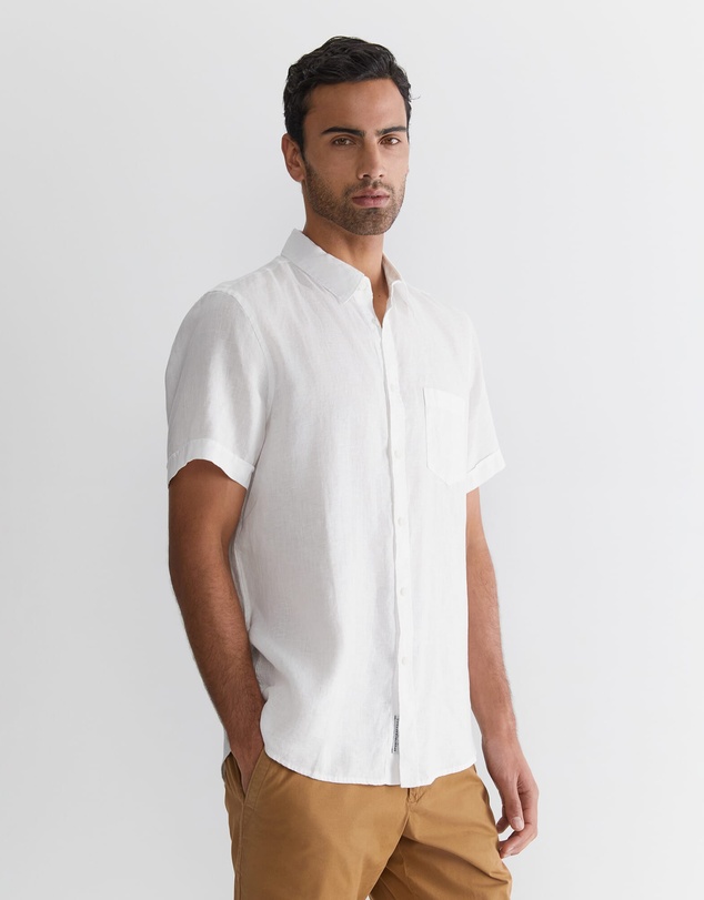 Sportscraft - Short Sleeve Linen Shirt