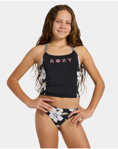 Roxy - Girls 8 to 16 Of The Pacific Tankini Two Piece