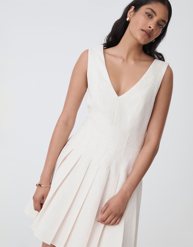 Forcast - Mikala Pleated Mini Dress