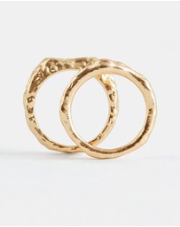 & Other Stories - Textured Ring Set