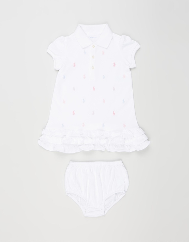 Polo Ralph Lauren - Ruffled Polo Dress & Bloomers - Babies