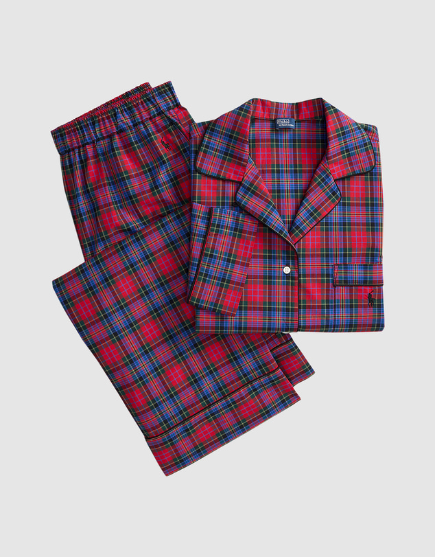 Polo Ralph Lauren - Plaid Madison Cotton Poplin Long-Sleeve Pyjama Set
