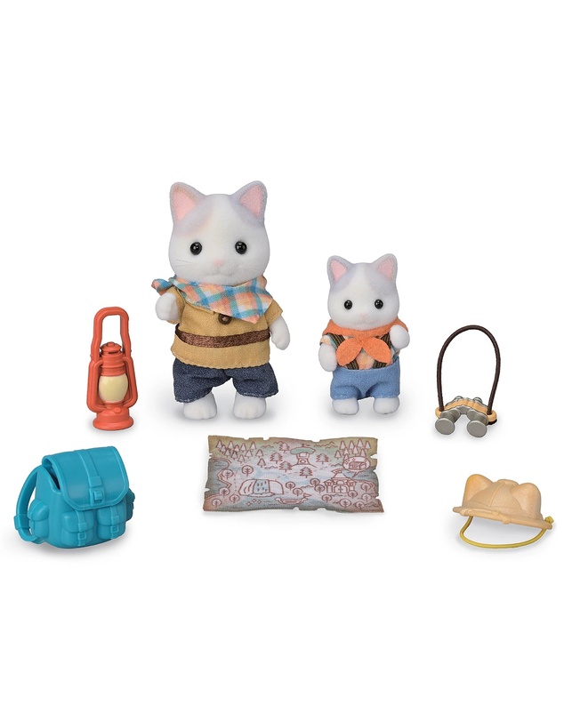 Sylvanian Families - Exciting Exploration Set Latte Cat Brother and Baby
