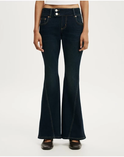 Cotton On - Petite Mid Rise Bootcut Jean
