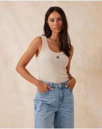 Ceres Life - Zoe Contour Rib Scoop Tank
