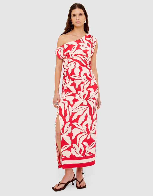 Staple the Label - Serata Asym Midi Dress