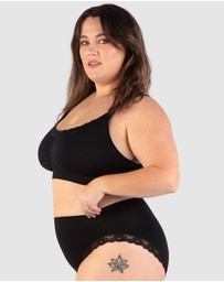 B Free Intimate Apparel - Cushion Padded Strap Wire Free Maternity & Nursing Bra﻿ (B-H) Cup