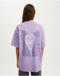Cotton On - The Lcn Music Boxy Graphic Tee
