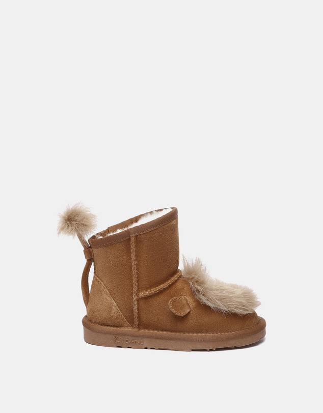 EVERAU - EverAU Ugg Lion Kids Plus Cow Suede Upper UGG Boots