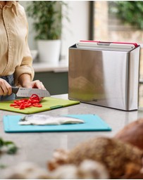 Joseph Joseph - Folio™ Icon 4-piece Regular Chopping Board Set with Stainless Steel Storage Case