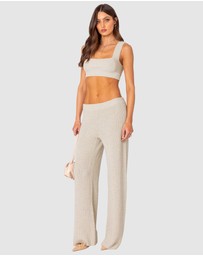 EDIKTED - Sunday Straight Leg Knit Pants