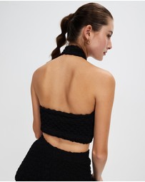Third Form - Popcorn Halter Top