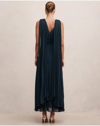Forever New - Leia Pleated Cape Maxi Dress